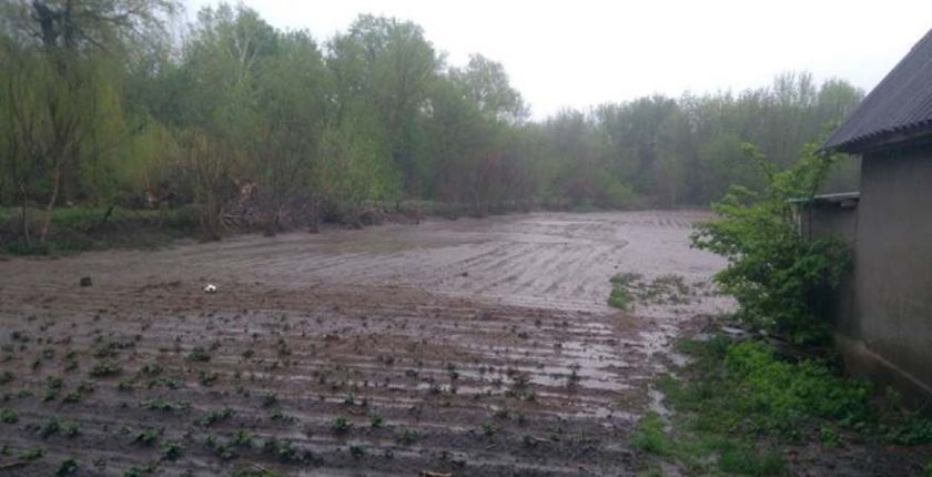 Сильні зливи змили верхній шар ґрунту в декількох областях України
