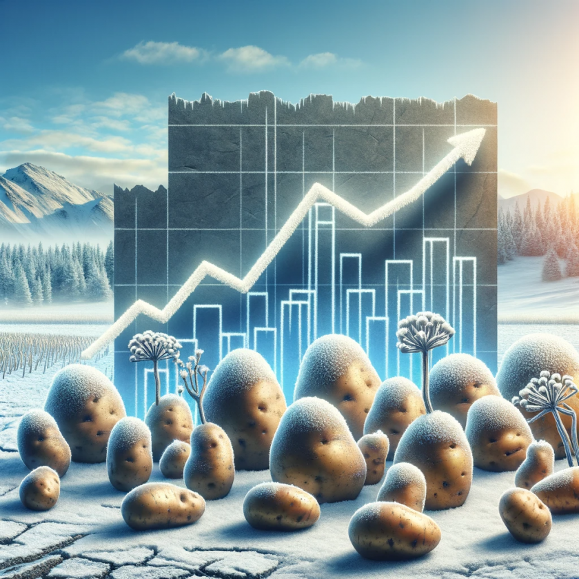 Prolonged frosts can raise the price of potatoes
