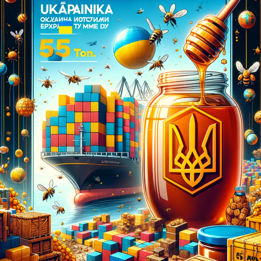 Україна збільшила обсяги експорту меду до 55 тис. тонн