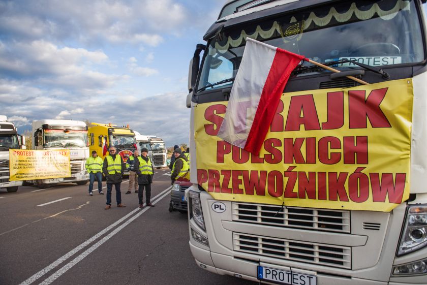 The situation at the border between Poland and Ukraine has worsened